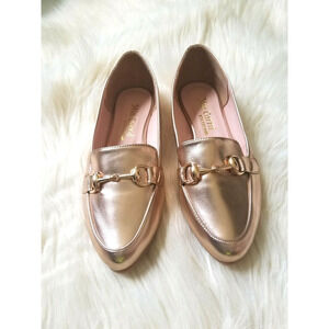 Mia Carra metallic gold loafers Shoes - Size 37 (US 6 - 6,5)